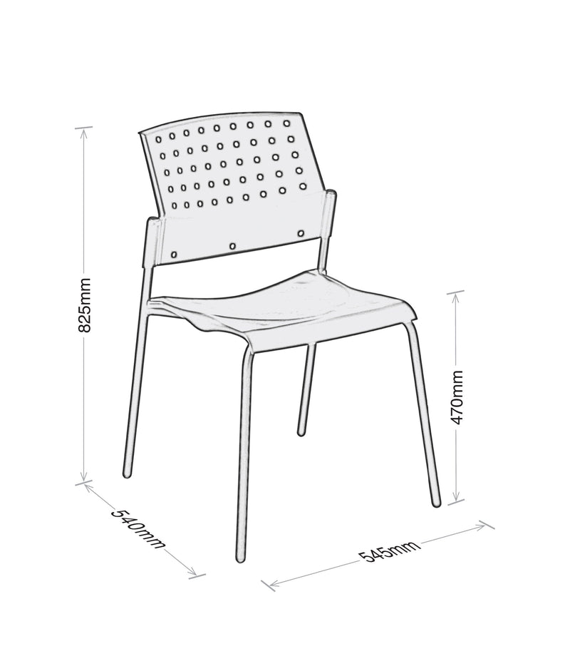 550 4-leg Chair Range