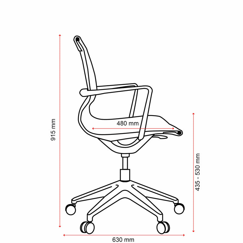 Diablo Fabric Mesh-Office Chairs-Smart Office Furniture