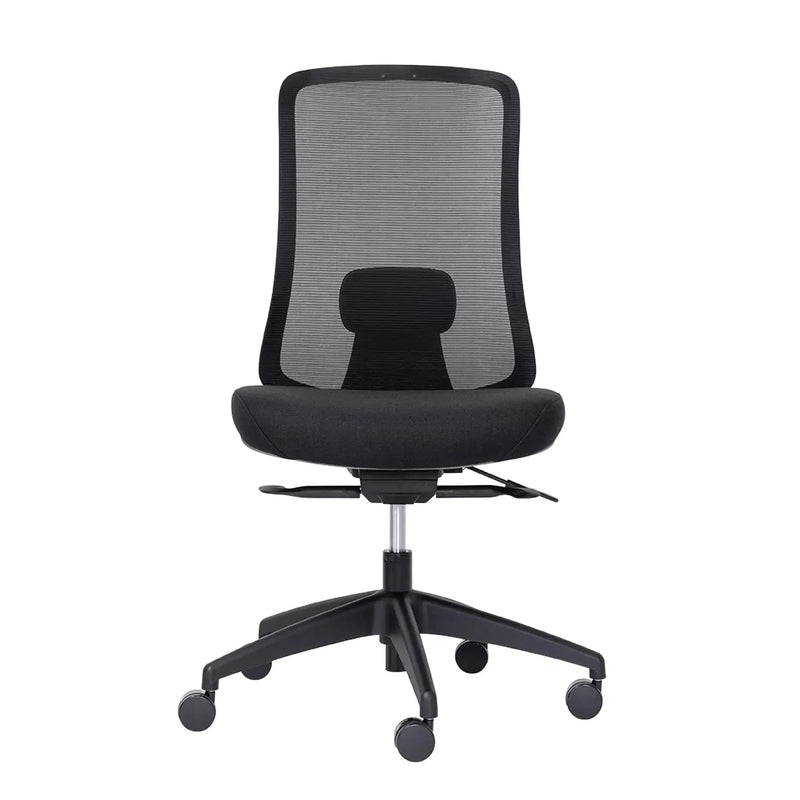 Elan - Black Mesh Back Chair w/Seat Slide