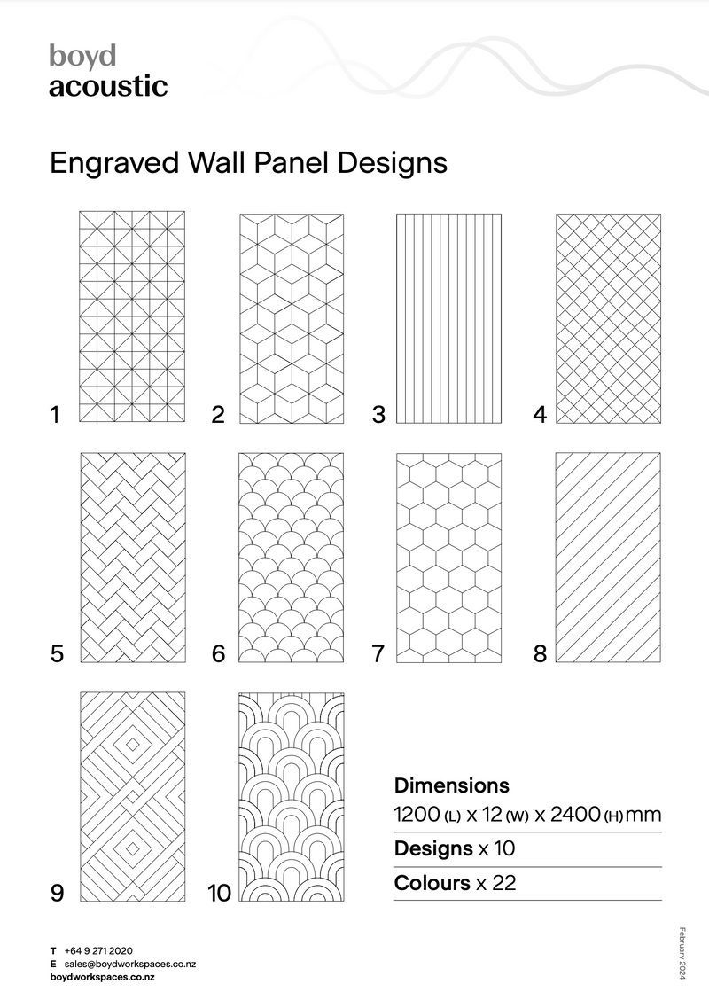 Engraved Wall Panels