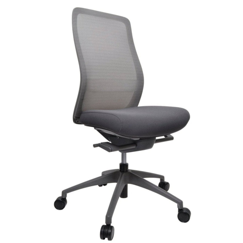 Konfurb Luna Grey Mesh Back Chair