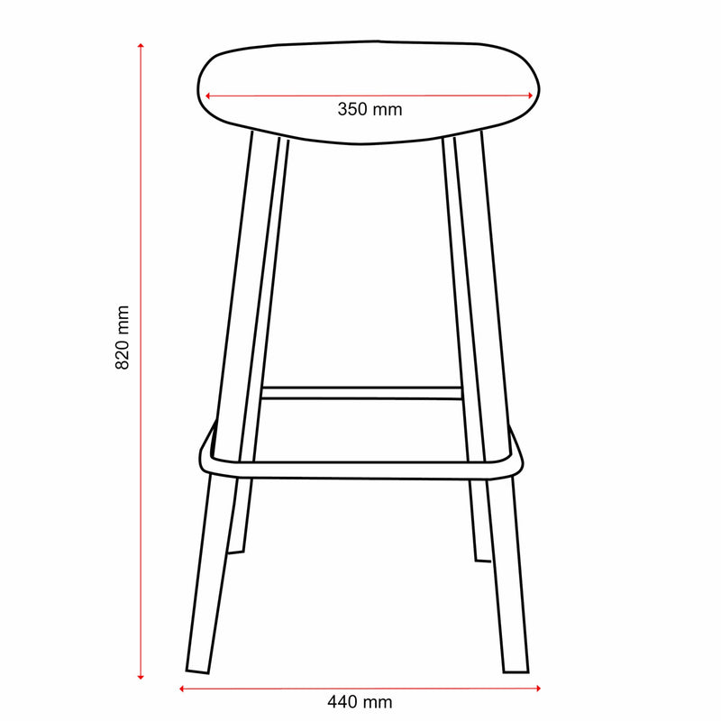 Konfurb Pala w/ Upholstered Seat