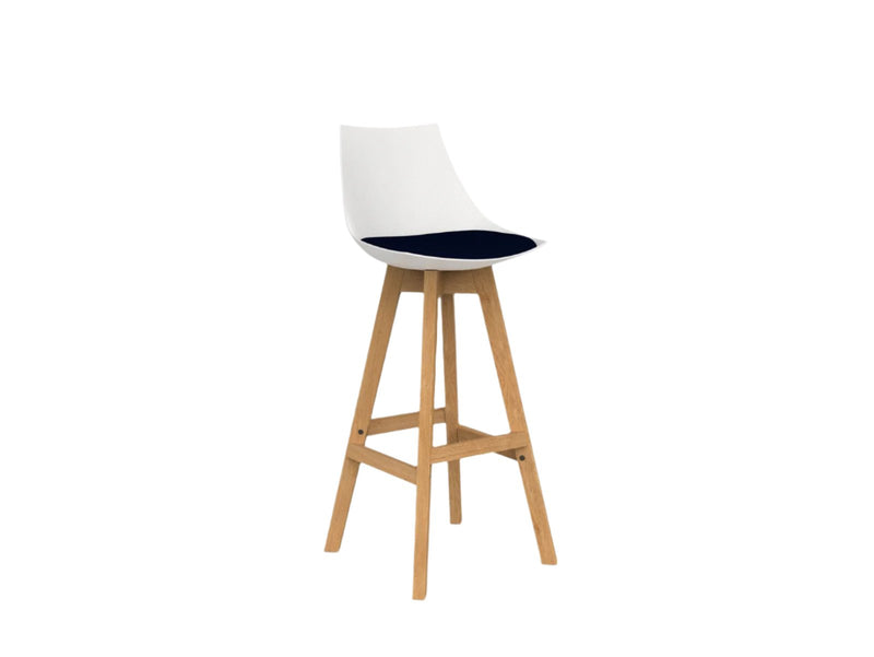 Luna White Barstool Range