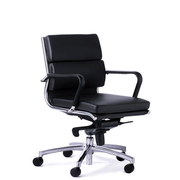 Moda Mid Back Leather Executive Chair-Executive Chair-Smart Office Furniture