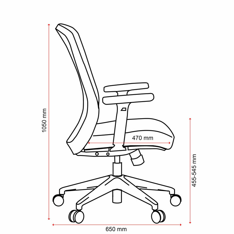 Mondo Gene Mesh Back Chair