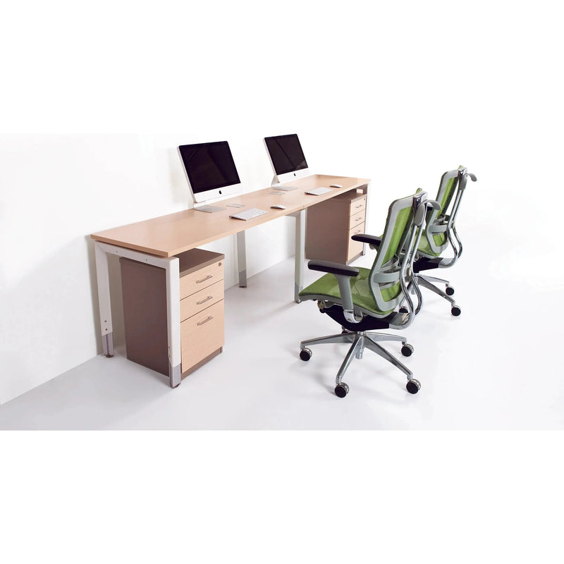 Oblique 2 Person Straight Desk Range