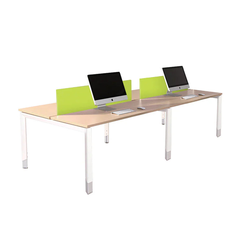 Oblique 4 Person Back to Back Desk Range