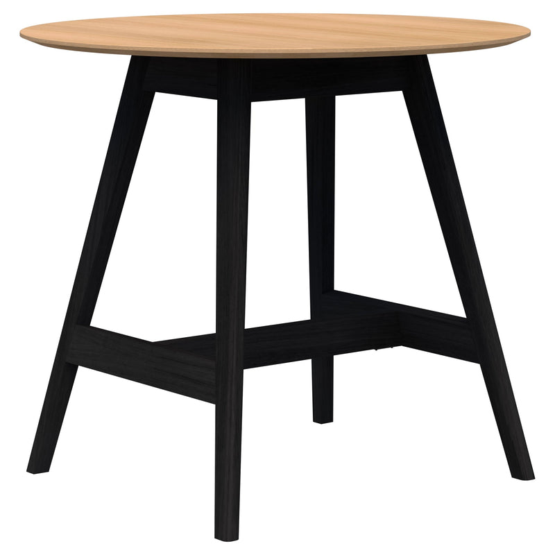 Oslo Bar Round Leaner - Ash Top-Bar Leaner-Smart Office Furniture