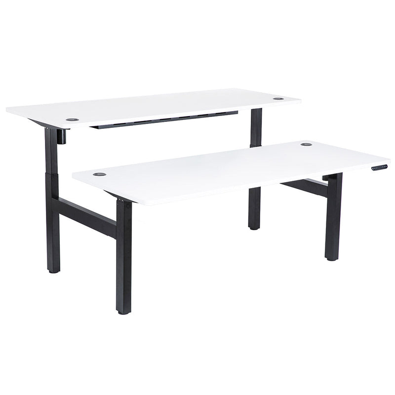 Pulse Electric Height Adjustable 3 Stage Shared Desk Range