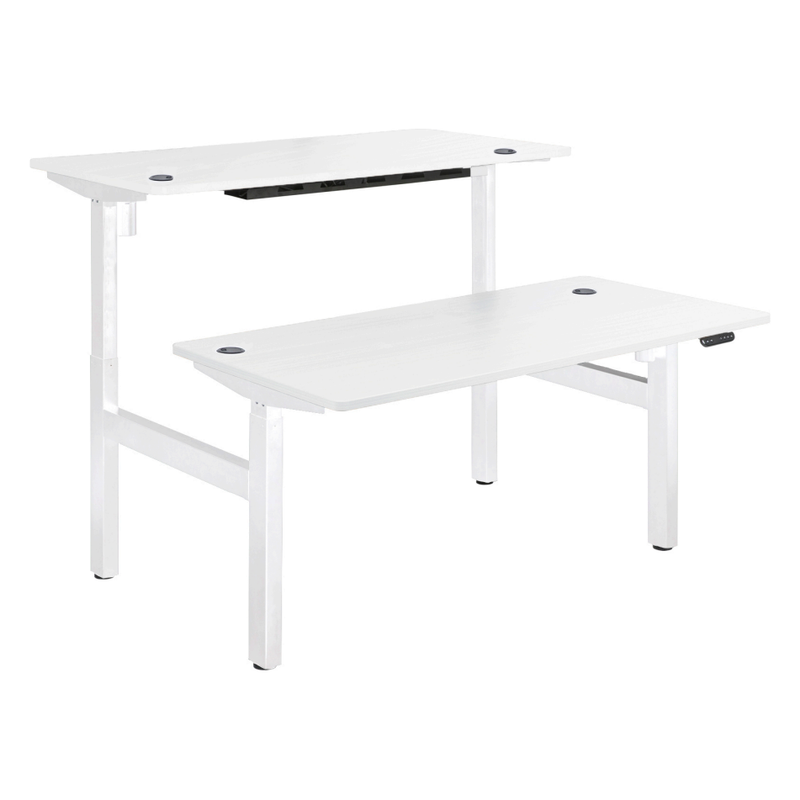 Pulse Electric Height Adjustable 3 Stage Shared Desk Range