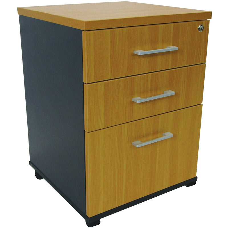 SmartOffice QS Mobile 2 Drawer 1 File Locking-Desk Parts & Accessories-Smart Office Furniture