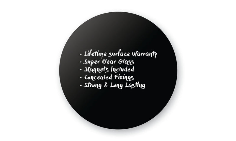 Standard Round Glass Writing Boards