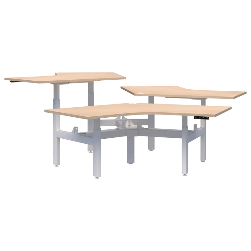 Summit II Electric 120° 3 Pod Desk Range