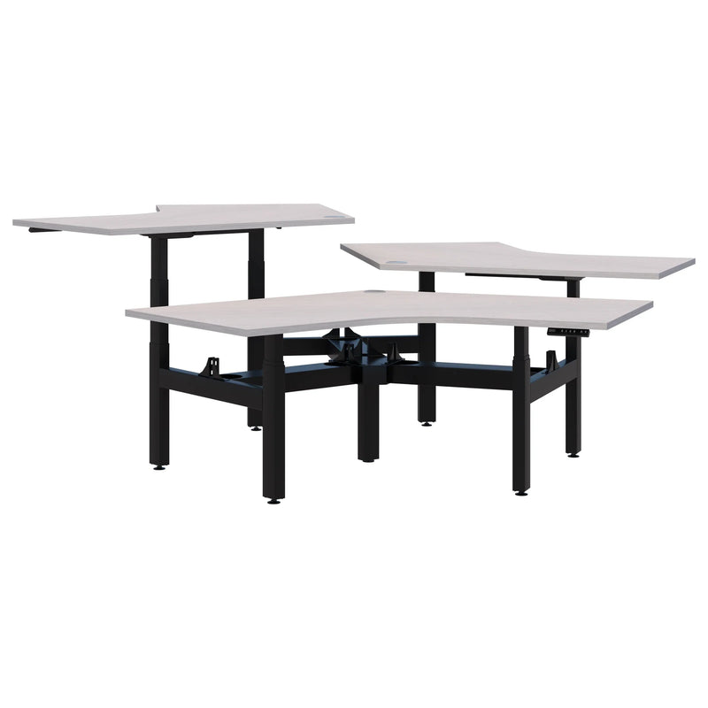 Summit II Electric 120° 3 Pod Desk Range