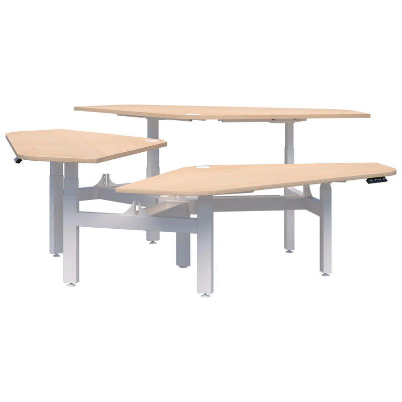 Summit II Electric 120° Rotor 3 Pod Desk Range