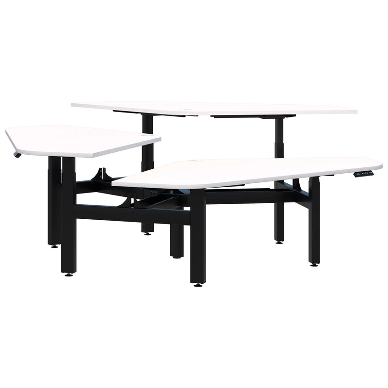 Summit II Electric 120° Rotor 3 Pod Desk Range