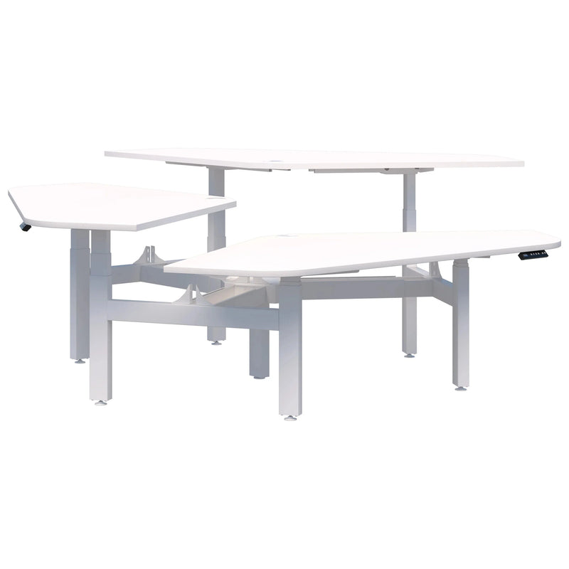 Summit II Electric 120° Rotor 3 Pod Desk Range