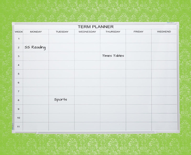 Term Planner Whiteboards